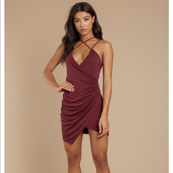 Tobi Dresses & Skirts - Tobi Talking Body Wrap Bodycon Dress